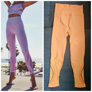 Free People Movement The Essence Leggings in Orange Sun ☀️